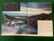 JEEP CHEROKEE 4.0 PETROL & 2.5 TURBO DIESEL 1995  POSTER ADVERT A4 X 2 XA