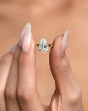 3.01 Carat Certified Pear Cut