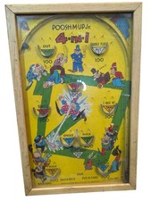 Northwestern Products Poosh-M-Up Jr. 4-in-1 Baseball Pinball Table Top Game