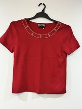 Casamia Embellished Neck Red