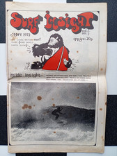 Vintage Retro VERY RARE 1972 British Surf Insight Magazine Vol 1 No 1