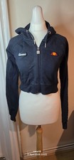 Ellesse Cropped Hoodie Zip Up