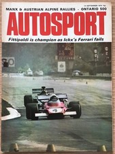 AUTOSPORT Magazine 14 SEP 1972