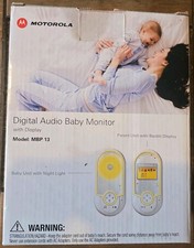 Motorola MBP 13 Digital Audio Baby Monitor with LCD Display.