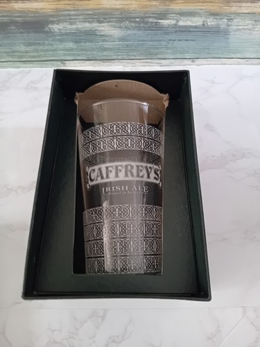Caffreys irish ale pint glass - caffreys,