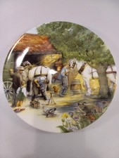 Royal Doulton collector plate old country craft Susan Neale The Blacksmith VGC