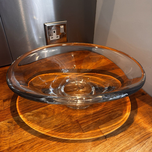 Dartington clear glass round - clear,