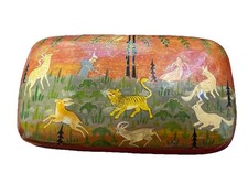 Vintage Kashmiri Hand Painted