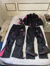 Frank Thomas Motorbike  Jacket And  X2 Trousers Boots & Speed Gloves