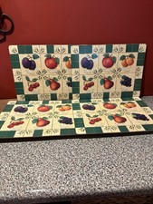 4 Pimpernel Place Mats w/ Cork