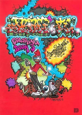 Graffiti coloring book - graffiti,