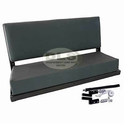 Twill vinyl rear - vinyl, bench