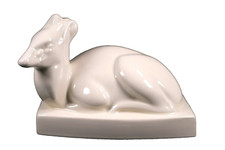 Wedgwood John Skeaping Duiker Lying Figure Mid Century Circa 1974