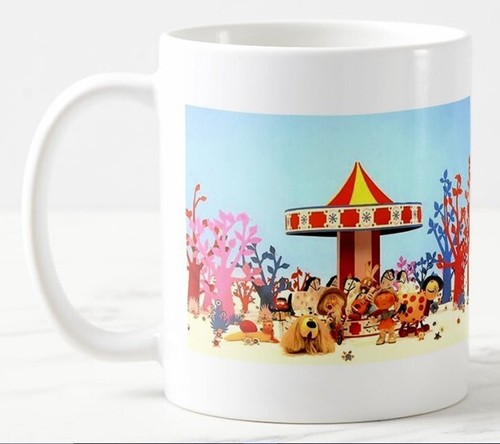 Magic roundabout mug 11oz - mug,