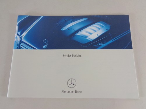 Service booklet mercedes benz - booklet,