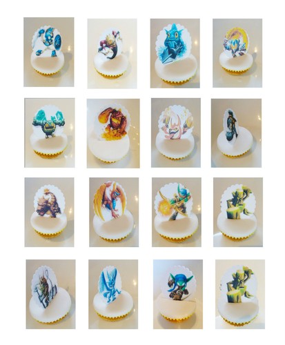 Skylanders x32 round - skylanders, edible