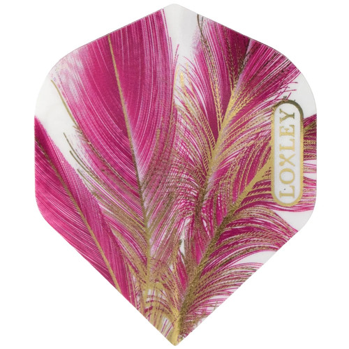 Loxley purple gold - purple, feather