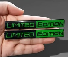 2x GREEN LIMITED EDITION 3D