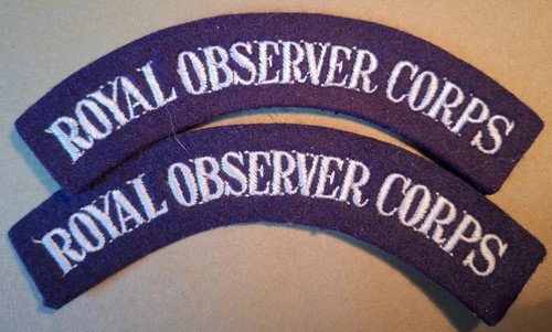 Royal observer corps shoulder - royal,