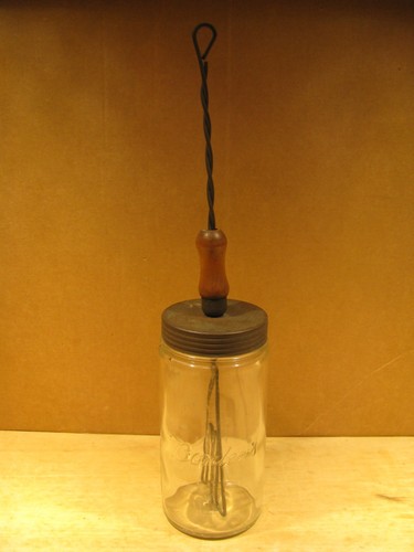 Antique butter churn borden - butter,