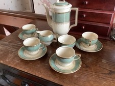 Johnson Bros England Coffee/Tea Set 4cups,4saucers,sugar bowl  Milk Jug, Pot