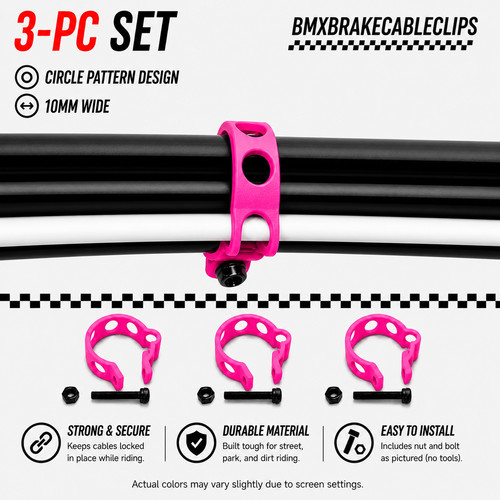 8mm pink bmx bike - (1.25”),