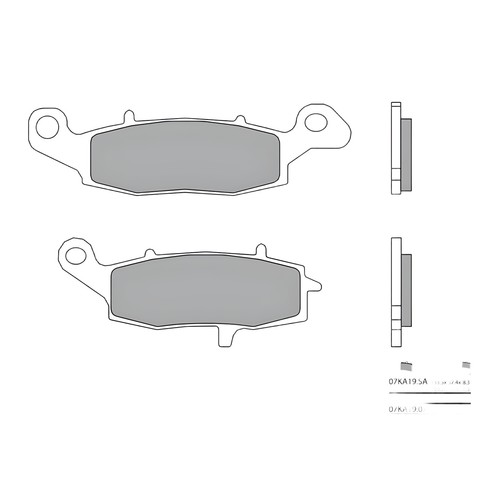 Brake pads brembo 07ka19sa - brake,