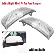 Left & Right Wing Mirror Indicator Cover Turn Signal Light Shell For Ford Ranger