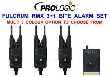 NEW PROLOGIC FULCRUM RMX PRO 3+1 MULTI 6 COLOUR BITE ALARM SET FOR ROD POD