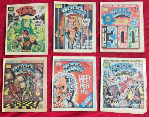 2000ad vintage 1983 progs - 1983:,