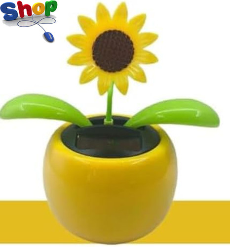 Yellow solar powered dancing - yellow,