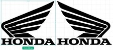 2x Honda sticker decals