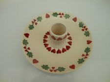 Emma Bridgewater Christmas joy saucer candle holder