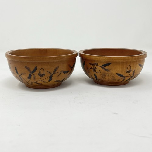 Pair hand turned small - of,