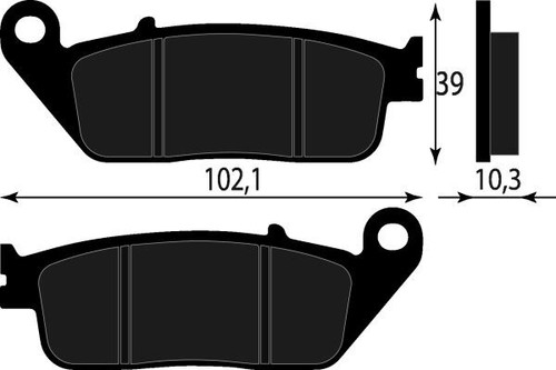 Front brake pads - front, yamaha