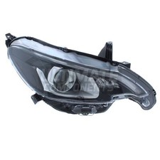 Peugeot 108 Headlight Hatchback 2014-2022 LED DRL Headlamp Black Drivers Side