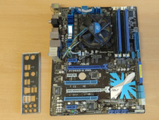 Asus P7P55D REV. 1.01G Socket 1156 DDR3 Motherboard with i7 CPU Ram & Backplate