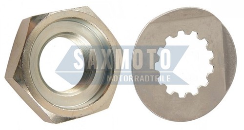 Pinion nut lock plate kit - nut,