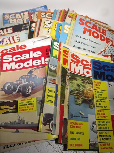 Vintage scale models magazine - scale,
