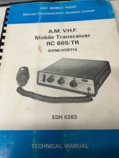 GEC MOBILE RADIO AM/VHF MOBILE