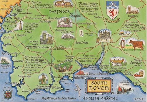 South devon map - (ch16),
