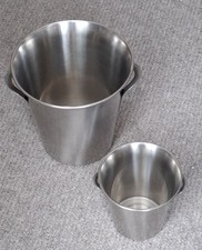 French Stainless Steel Ice Bucket Set from Guy Degrenne  