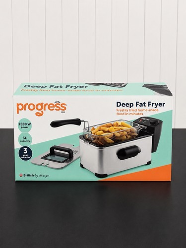 Progress deep fat fryer - fat, 3l