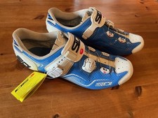 Sidi Scarpe Kaos Air Men’s Blue/White Cycling Shoes Size 45 Used boxed Very Good