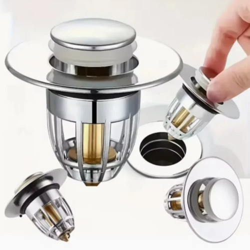 Universal bathroom sink plug - sink,