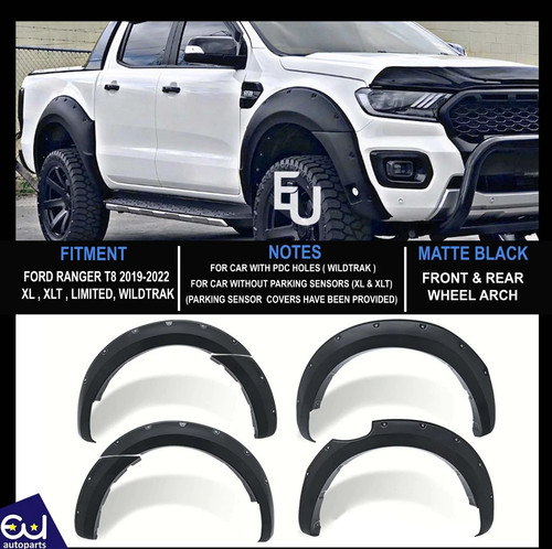 Matte black wheel arch - matte,