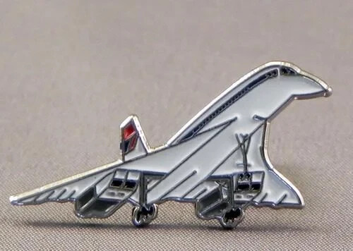 Concorde plane pin - concorde,