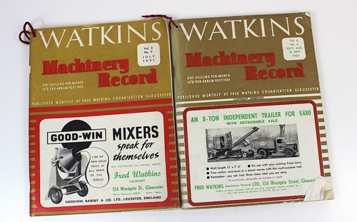 Vintage watkins machinery - vintage,