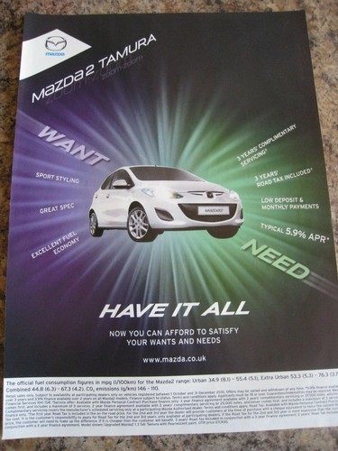 Mazda tamura car advert - mazda,