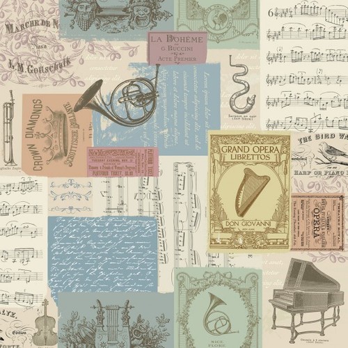 Symphony music fabric - symphony,